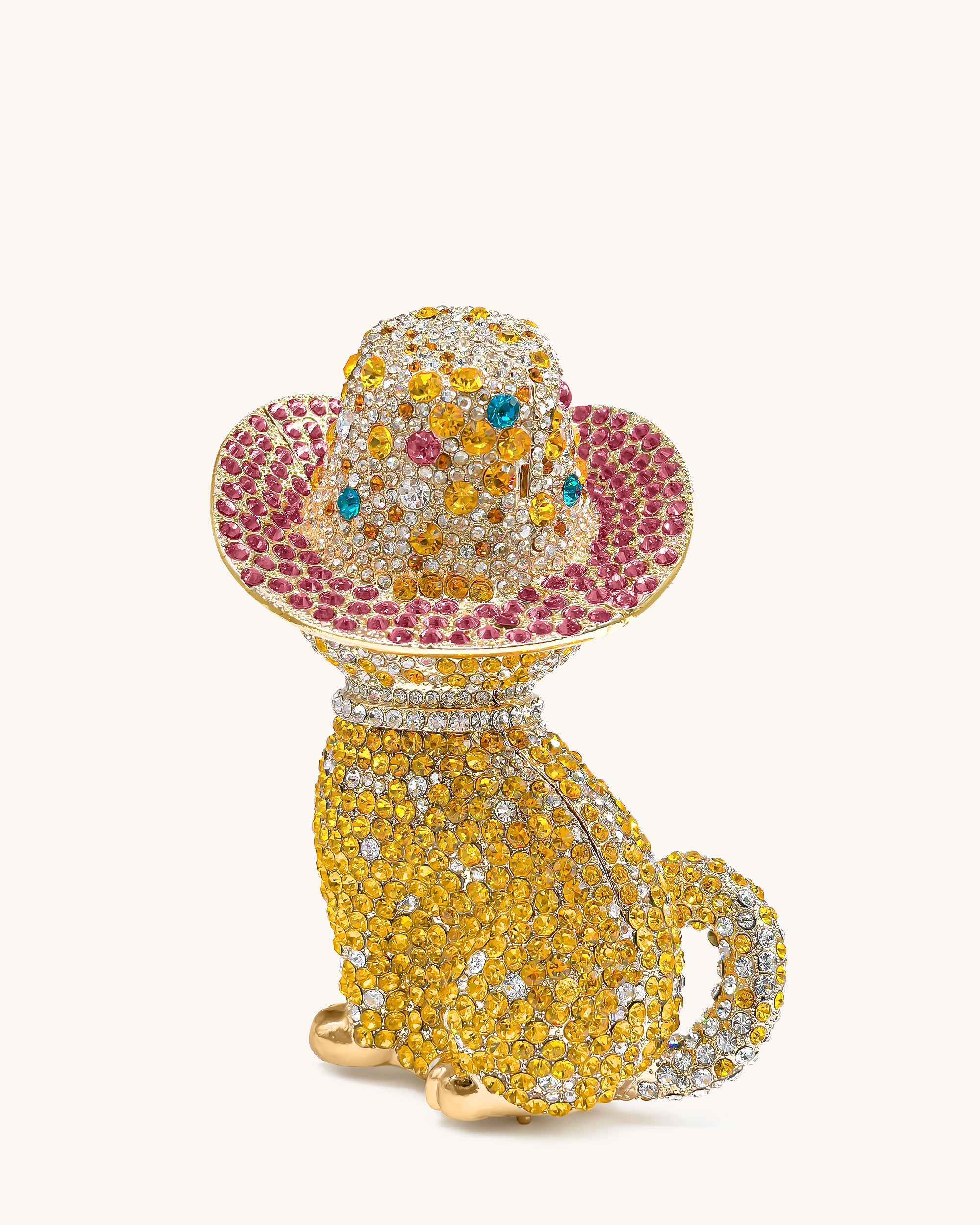 Glamorous Cat Clutch - Multicolor Gold - Image 2
