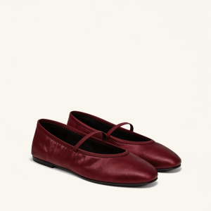 Hazel Mary Jane Flats ?C Red