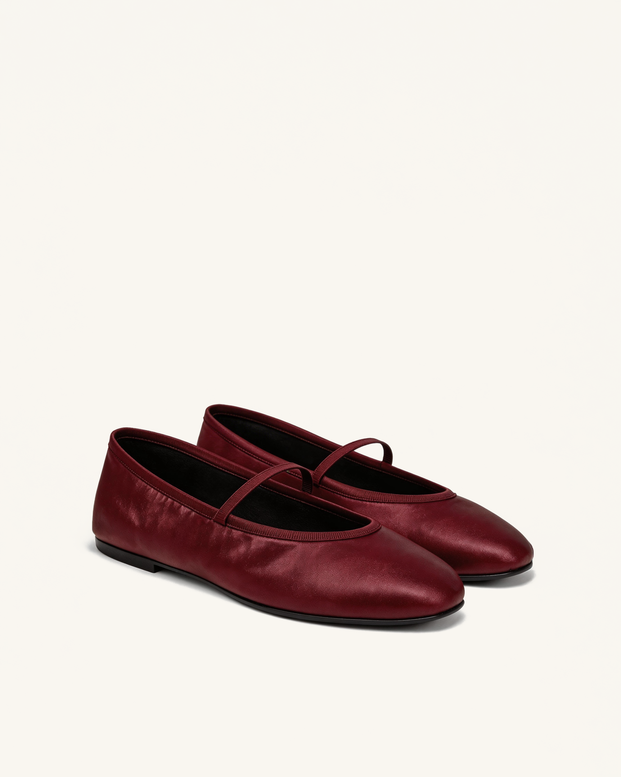 Hazel Mary Jane Flats ?C Red