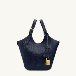 Ines Padlock Tote Bag - Navy